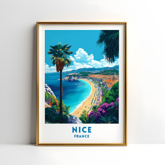 Schöne Frankreich-Reiseplakat-Wandkunst Poster