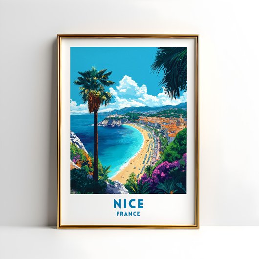 Schöne Frankreich-Reiseplakat-Wandkunst Poster