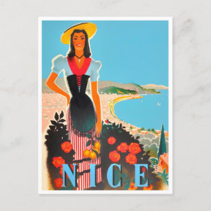 Schöne Frankreich Vintage-Reise Postkarte