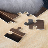 Schöne französische Bulldog & Angel Wings Puzzle (Seite)