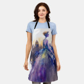 Schöne Frau | Abstrakte Stadtprinzessin Schürze (Getragen)