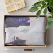 Schöne Frau | Abstrakte Stadtprinzessin Seidenpapier (Geschenk)