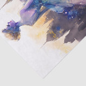 Schöne Frau | Abstrakte Stadtprinzessin Seidenpapier (Ausschnitt)