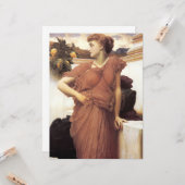 Schöne Frau am Brunnen (Frederic Leighton) Karte (Vorderseite/Rückseite Beispiel)