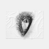 Schöne Frau Auge auf Decke (Vorderseite (Horizontal))
