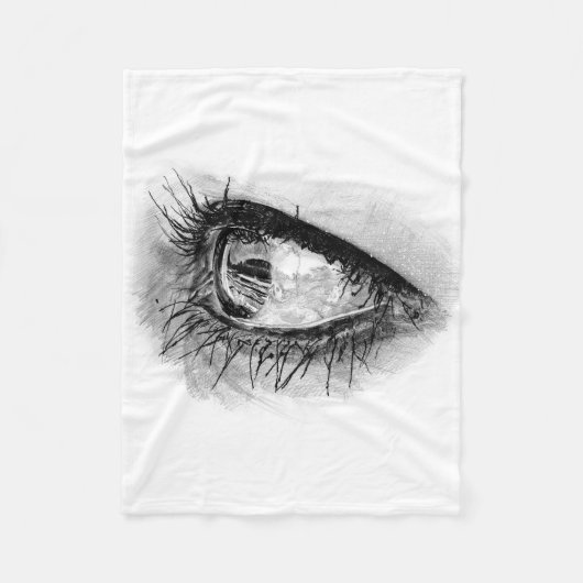 Schöne Frau Auge auf Decke (Vorderseite)