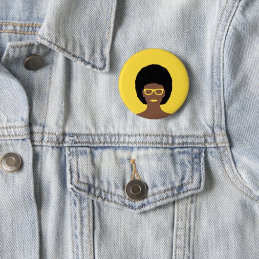 Schöne Frau Button (Beispiel)