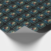 schöne Frau der 20er Jahre Geschenkpapier (Ecke)