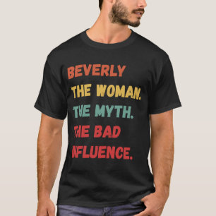 Schöne Frau, der Mythos, der schlechte Einfluss T-Shirt