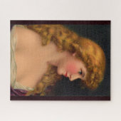 Schöne Frau des 19. Jahrhunderts Puzzle (Horizontal)