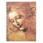 Schöne Frau durch Leonardo da Vinci Notizblock (Vorderseite)