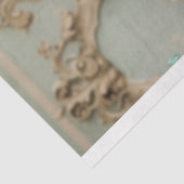 Schöne Frau, Flamingo & Floral, Portrait Art Seidenpapier (Ausschnitt)