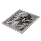 Schöne Frau Fliese (Seite)