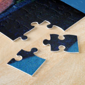 Schöne Frau im Auto der 40er Jahre Puzzle (Seite)