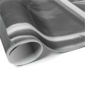 Schöne Frau in Cabriolet Geschenkpapier (Rolleneckpunkt)