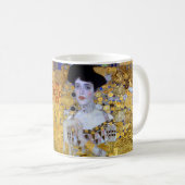 Schöne Frau in Gold Gustav Klimt Kaffee Mu Kaffeetasse (VorderseiteRechts)