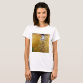 Schöne Frau in Gold Gustav Klimt T-Shirt (Vorne ganz)