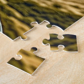 Schöne Frau in Sonnenbrille Reflectoine Puzzle (Seite)