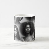 Schöne Frau Kaffeetasse (Mittel)