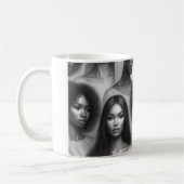 Schöne Frau Kaffeetasse (Links)