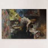Schöne Frau Klavierspielen (von Boldini) Puzzle (Horizontal)