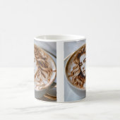 Schöne Frau Latte Art Kaffeetasse (Mittel)