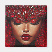 Schöne Frau Magnet (Vorne)