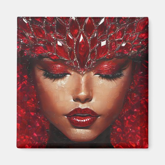 Schöne Frau Magnet (Vorne)