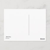 Schöne Frau mit Fan von Klimt Postkarte (Rückseite)