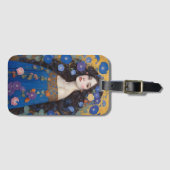 Schöne Frau mit Morgengläsern Gepäckanhänger (Vorderseite (Horizontal))