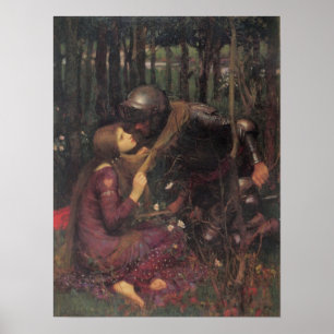 Schöne Frau ohne Gnade - John Waterhouse Poster