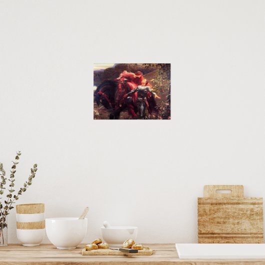 Schöne Frau ohne Gnade Poster (Küche)