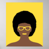 Schöne Frau Poster (Vorne)