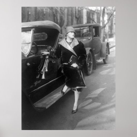 Schöne Frau und Autos, 1926 Poster (Vorne)