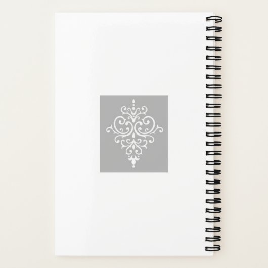 schöne Frau Wasser Farbe Kunst Spiralfilm Notizblock (Rückseite)