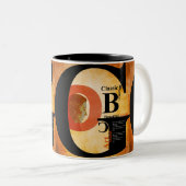 Schöne Frau Zweifarbige Tasse (VorderseiteRechts)