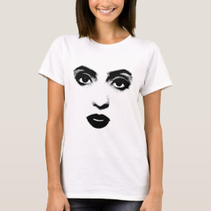 Schöne Frauen Augen Lippen Schminken Gesicht Origi T-Shirt