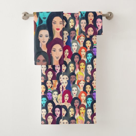 Schöne Frauen Badhandtuch Set (Insitu)