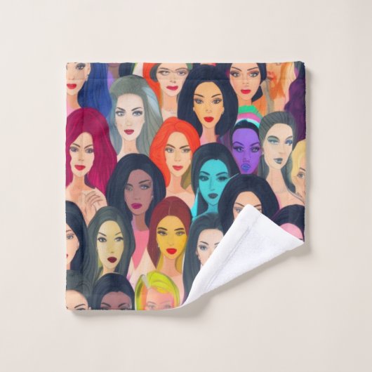 Schöne Frauen Badhandtuch Set (Waschlappen)