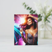 Schöne Frauen beim Tanzen Postkarte (Stehend Vorderseite)