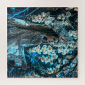 Schöne Frauen in Weißen Orchideen Puzzle (Horizontal)