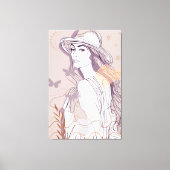 schöne Frauen Leinwanddruck (Vorderseite)