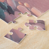 Schöne Frauen meditieren auf Beach Blank Puzzle (Seite)