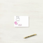 Schöne Frauen Modeillustration Branding Post-it Klebezettel (Auf Schreibtisch)