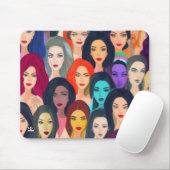 Schöne Frauen Mousepad (Mit Mouse)