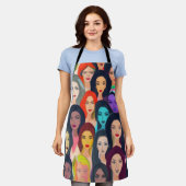 Schöne Frauen Schürze (Getragen)