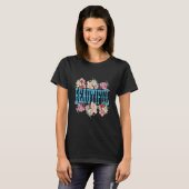 Schöne Frauen schwarz T-Shirt (Vorne ganz)
