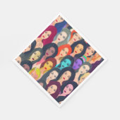 Schöne Frauen Serviette (Ecke)