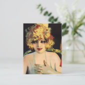 Schöne Frauen spielen mit Perlen Postkarte (Stehend Vorderseite)