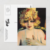 Schöne Frauen spielen mit Perlen Postkarte (Vorne/Hinten)